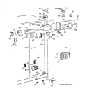 FRESH FOOD SECTION Diagram and Parts List for TFX22ZPBCAA  General Electric Refrigerator