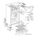 CABINET Diagram and Parts List for CTX16CYBMLWW  Hotpoint Refrigerator