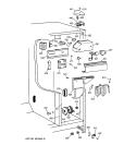 Part Location Diagram of WR17X10428 GE WATER TANK DISPLAY Assembly