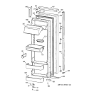 FRESH FOOD DOOR Diagram and Parts List for TPX24BPBBWW  General Electric Refrigerator