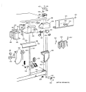 FRESH FOOD SECTION Diagram and Parts List for TFJ22PRBCAA  General Electric Refrigerator