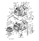 BODY PARTS Diagram and Parts List for JKP27BA1BB  General Electric Wall Oven