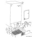 UNIT PARTS Diagram and Parts List for TFZ22PRBCWW  General Electric Refrigerator