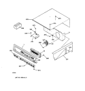 Part Location Diagram of WB36T10496 GE PANEL CNTL Assembly (Black)