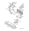 Section Diagram and Parts List for AZ22E07E2CM1  General Electric Air Conditioner