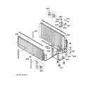 Section Diagram and Parts List for AZ32H07E4DM1  General Electric Air Conditioner
