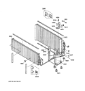 Section Diagram and Parts List for AZ32H09E3DM1  General Electric Air Conditioner