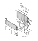 Section Diagram and Parts List for AZ32H12E3CM1  General Electric Air Conditioner