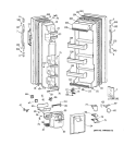 DOORS Diagram and Parts List for CSX22GRBCAA  Hotpoint Refrigerator