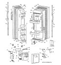 DOORS Diagram and Parts List for TFZ22JRBCWW  General Electric Refrigerator