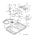 BURNER PARTS Diagram and Parts List for JGP336WEV4WW  General Electric Cooktop