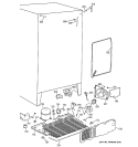 UNIT PARTS Diagram and Parts List for TFT25PRBCWW  General Electric Refrigerator