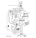 FRESH FOOD SECTION Diagram and Parts List for TFX25CRBCWW  General Electric Refrigerator