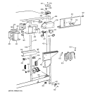 FRESH FOOD SECTION Diagram and Parts List for TFK25PRBCWW  General Electric Refrigerator