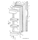 FRESH FOOD DOOR Diagram and Parts List for CSK30DRBCAA  Hotpoint Refrigerator