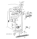 FRESH FOOD SECTION Diagram and Parts List for TPX24BIBABB  General Electric Refrigerator