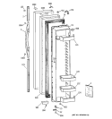 FREEZER DOOR Diagram and Parts List for TPS24PIBBBS  General Electric Refrigerator