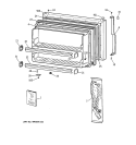 FREEZER DOOR Diagram and Parts List for TBX21IABRRAA  General Electric Refrigerator