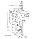FRESH FOOD SECTION Diagram and Parts List for TFX25PABCWW  General Electric Refrigerator