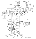 FRESH FOOD SECTION Diagram and Parts List for TFX25ZPBCBB  General Electric Refrigerator