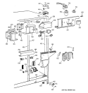 FRESH FOOD SECTION Diagram and Parts List for TFX27PPBBWW  General Electric Refrigerator
