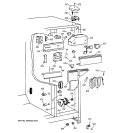 FRESH FOOD SECTION Diagram and Parts List for TFX27PRBBBB  General Electric Refrigerator