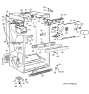 CABINET PARTS Diagram and Parts List for TBX22VIBRRWW  General Electric Refrigerator