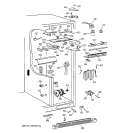 FRESH FOOD SECTION Diagram and Parts List for TFX28PBBBBB  General Electric Refrigerator