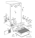 UNIT PARTS Diagram and Parts List for TFX28PBBBBB  General Electric Refrigerator