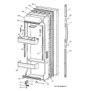 FRESH FOOD DOOR Diagram and Parts List for TFX25KRCCWW  General Electric Refrigerator
