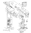 FREEZER SECTION Diagram and Parts List for TFK30PFBCWW  General Electric Refrigerator