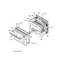 Part Location Diagram of WB55T10059 GE LINING OVEN Door Assembly