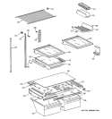 Part Location Diagram of WR02X10108 GE HOLDER BAKING SODA