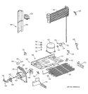 UNIT PARTS Diagram and Parts List for TBT24JABTRAA  General Electric Refrigerator