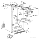 CABINET Diagram and Parts List for TBX24JABRRAA  General Electric Refrigerator