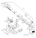 ICE BUCKET Diagram and Parts List for TBX25PRBSRAA  General Electric Refrigerator