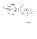ICEMAKER WR30X0303 Diagram and Parts List for CTI18GIBURWW  Hotpoint Refrigerator