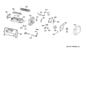 ICEMAKER WR30X0331 Diagram and Parts List for TFG28PFCCBB  General Electric Refrigerator