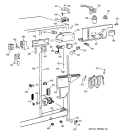 FRESH FOOD SECTION Diagram and Parts List for TFX25JPCEWW  General Electric Refrigerator