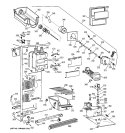 FREEZER SECTION Diagram and Parts List for TFX25KRCEWW  General Electric Refrigerator