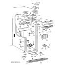 FRESH FOOD SECTION Diagram and Parts List for TFG28PRCCWW  General Electric Refrigerator