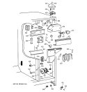 FRESH FOOD SECTION Diagram and Parts List for TFT27PRBCAA  General Electric Refrigerator