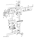 FRESH FOOD SECTION Diagram and Parts List for TFG25PABCWW  General Electric Refrigerator