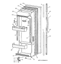 FRESH FOOD DOOR Diagram and Parts List for TFM22PRBCWW  General Electric Refrigerator