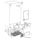 UNIT PARTS Diagram and Parts List for TFM22PRBCWW  General Electric Refrigerator