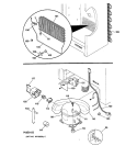 UNIT PARTS Diagram and Parts List for FUG20DACRWH  General Electric Freezer
