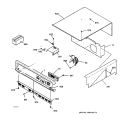 CONTROL PANEL Diagram and Parts List for JKS05BA2BB  General Electric Wall Oven