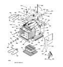 BODY PARTS Diagram and Parts List for JMP28BA2AD  General Electric Range