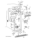 FRESH FOOD SECTION Diagram and Parts List for TPS24BPCABS  General Electric Refrigerator