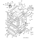 BODY PARTS Diagram and Parts List for JGBP30WEA3WW  General Electric Range